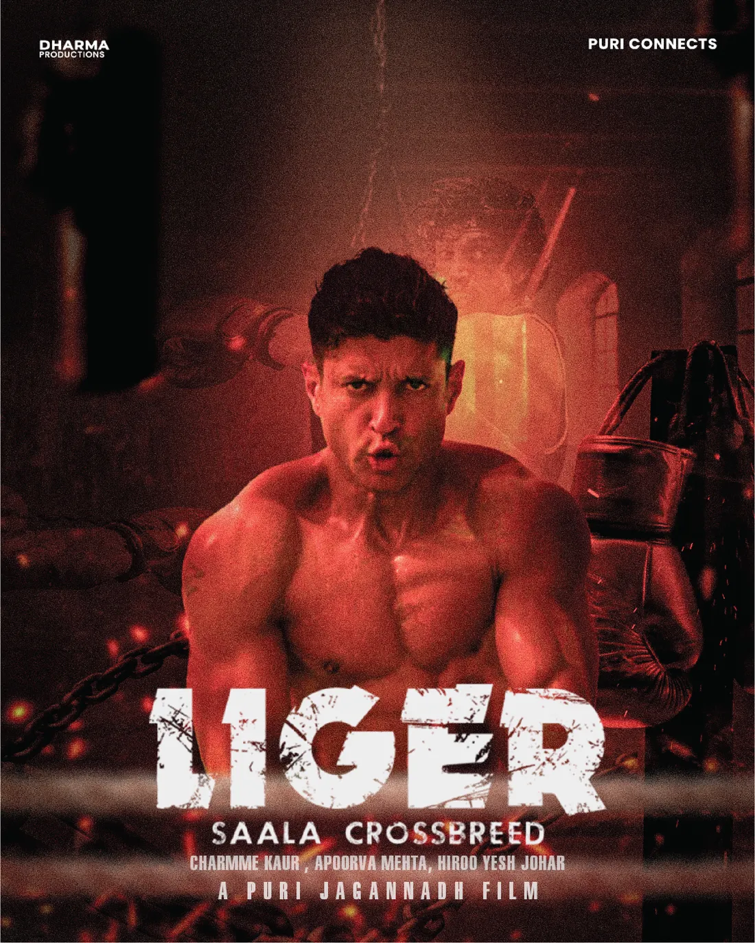 Liger film poster recreation