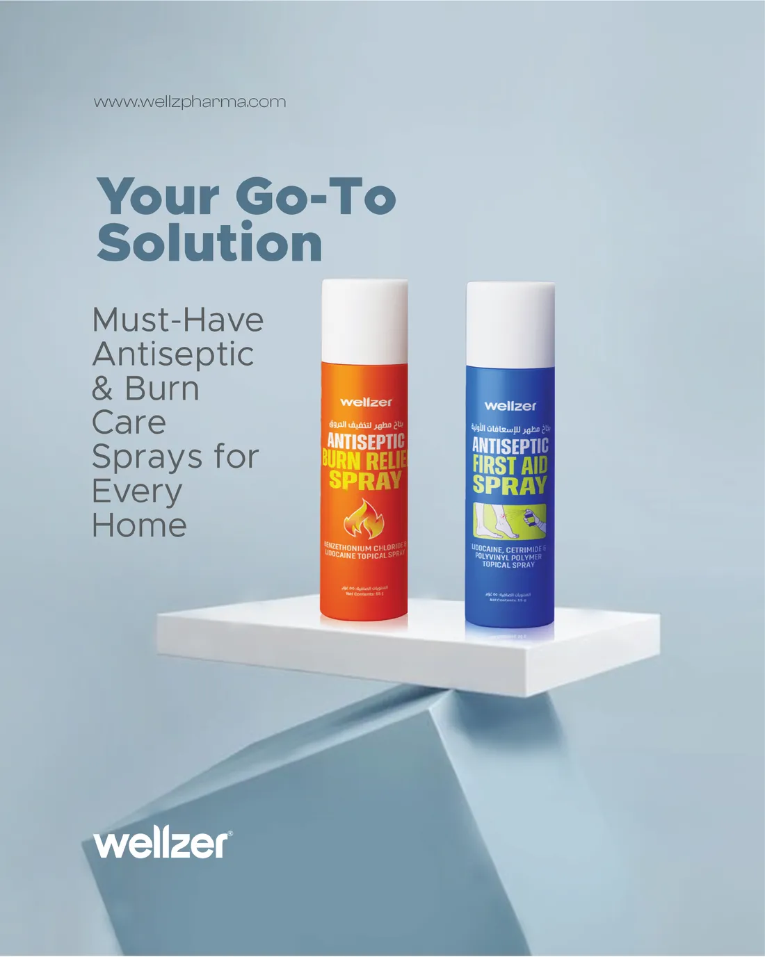 Wellzer antiseptic spray campaign
