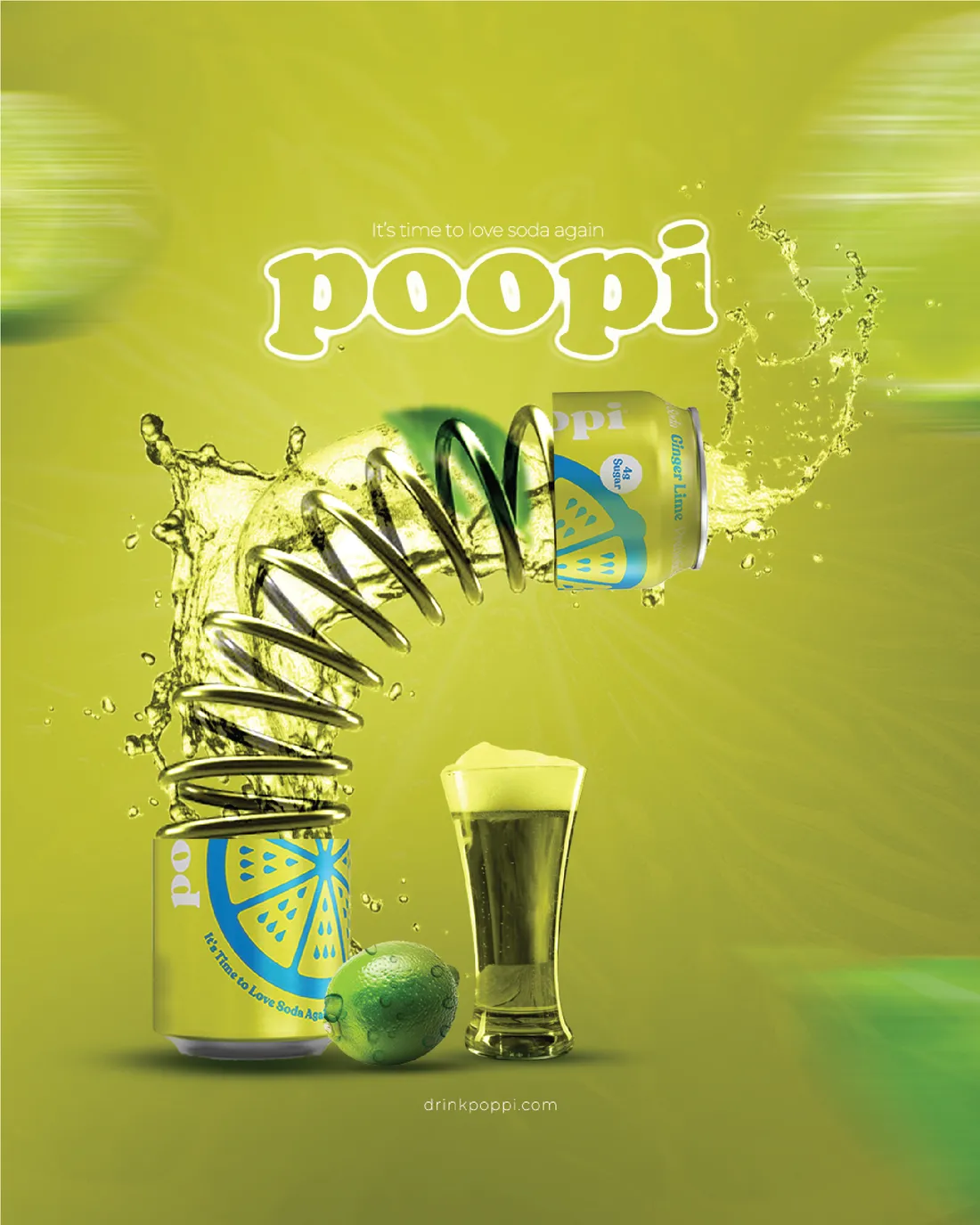 Poopi fizzy drink ad