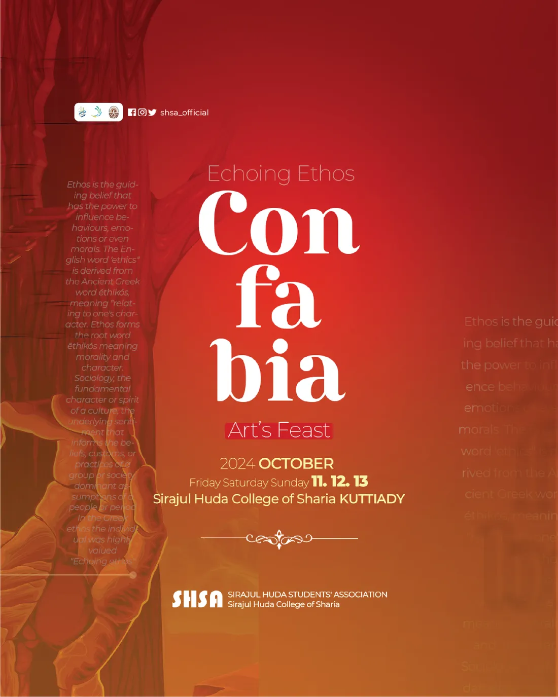Confabia arts fest poster