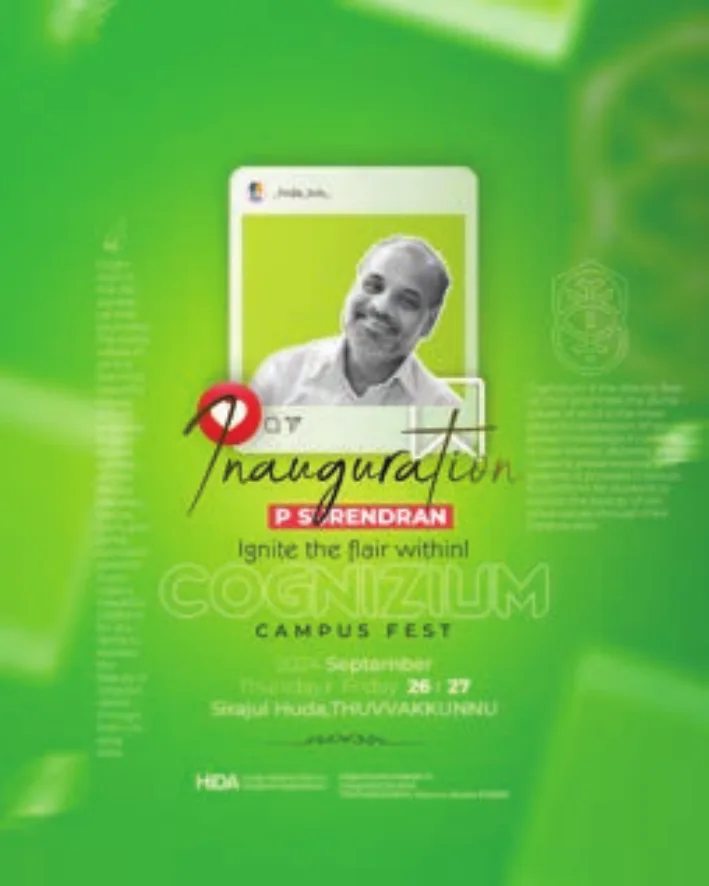 Campus fest inauguration creative