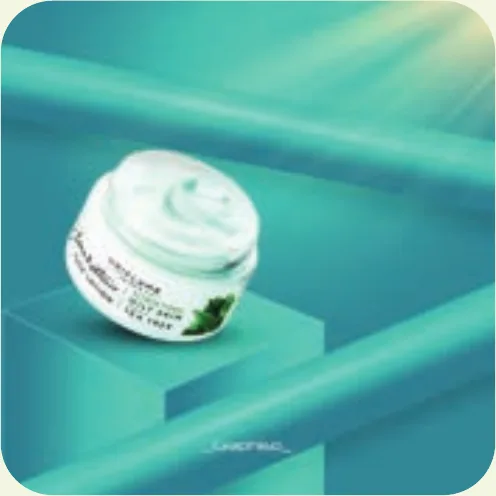 Skincare cream product creative