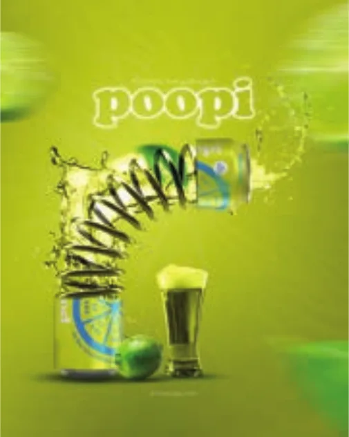 Poopi fizzy drink ad