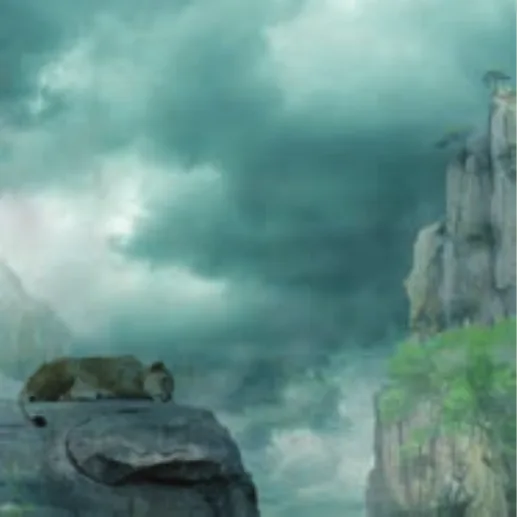 Wildlife matte painting