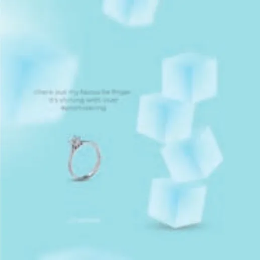 Jewellery ring creative