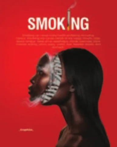 Anti-smoking awareness poster