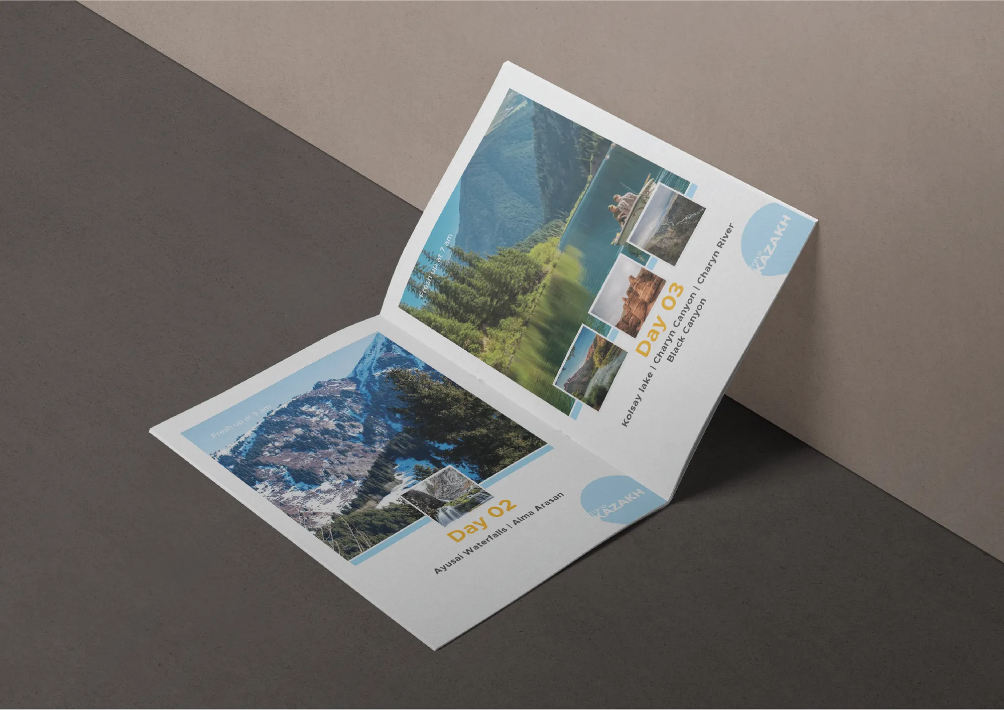 Travo Kazakh brochure inner spreads