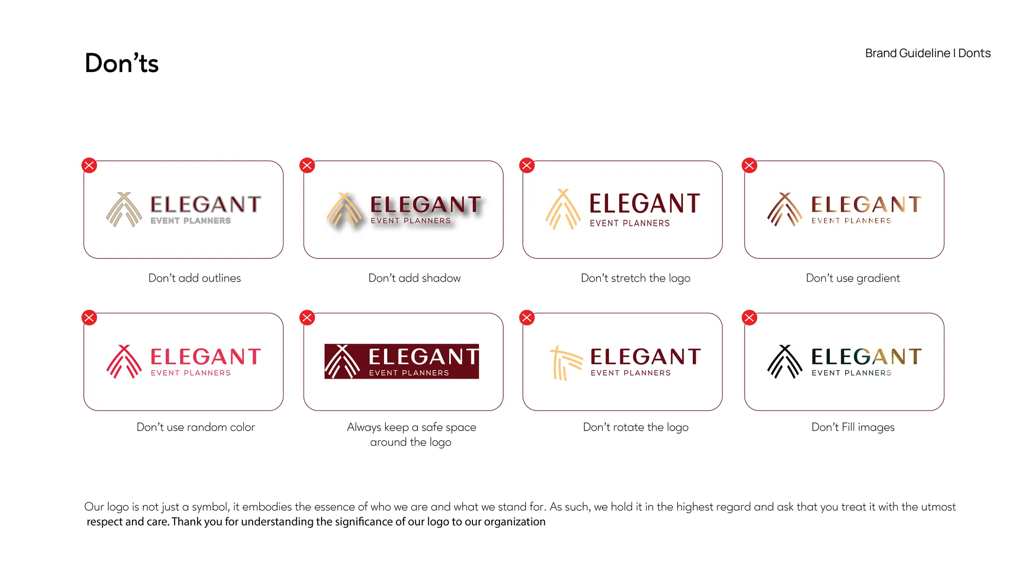 Logo misuse rules